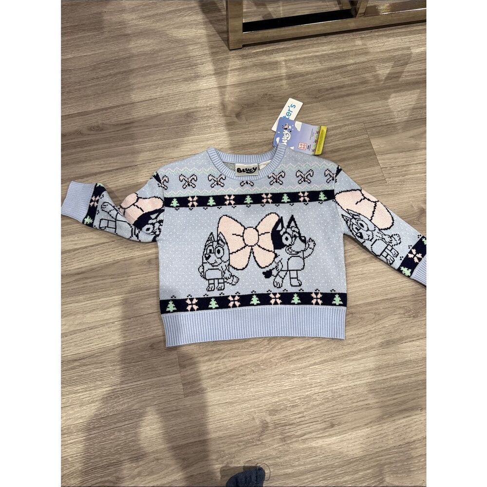 Carter’s Bluey Light Blue Graphic Knit Sweater